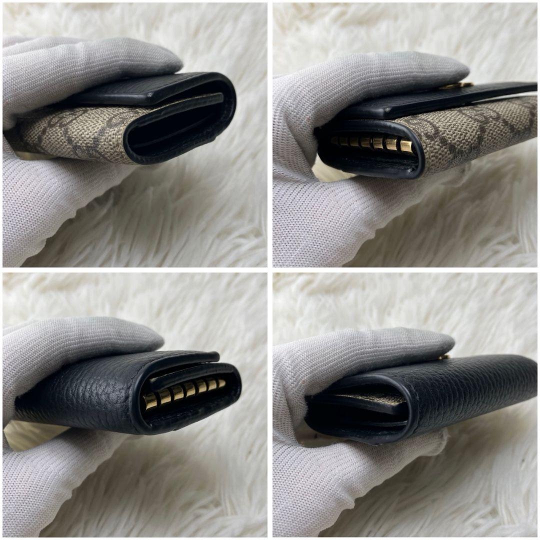 【未使用に近い】 グッチ 6連 キーケース スプリーム GG マーモント