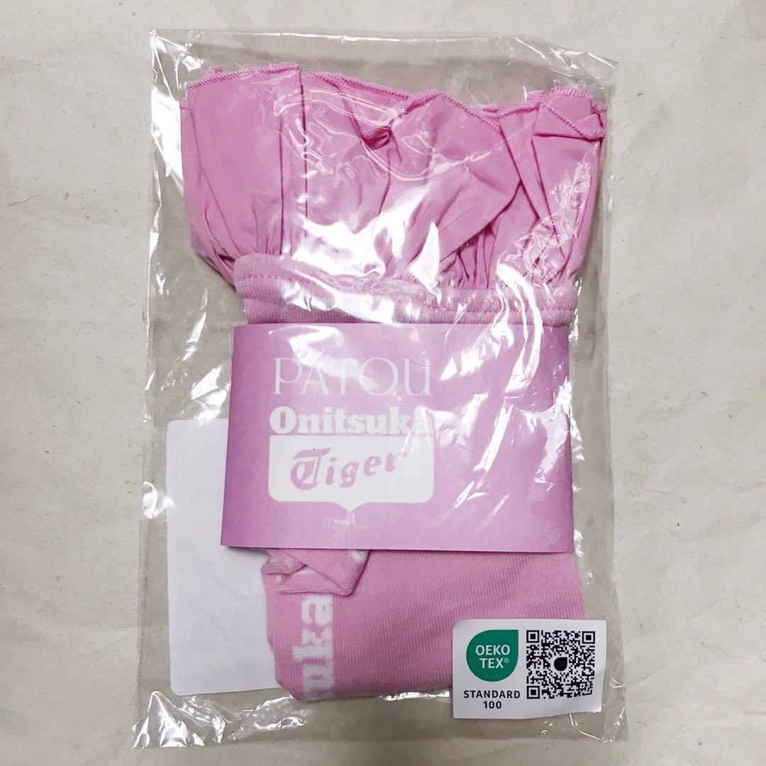 patou オニツカタイガー socks 靴下 ピンク S フリル