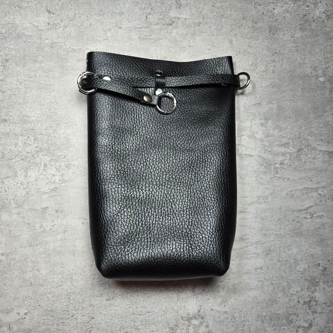 専用　スタッズ　レザー　ウォレット　巾着　ハンドメイド