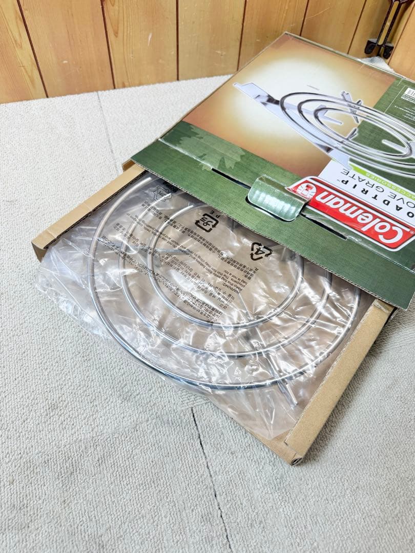 未使用 コールマン ロードトリップ 鉄板 プレート 五徳 セット