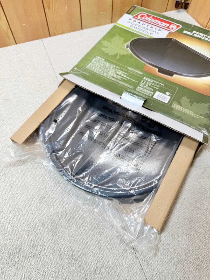 未使用 コールマン ロードトリップ 鉄板 プレート 五徳 セット