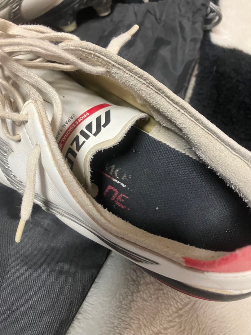 Mizuno Morelia サッカーシューズ 日本製 ホワイト　26.5センチ