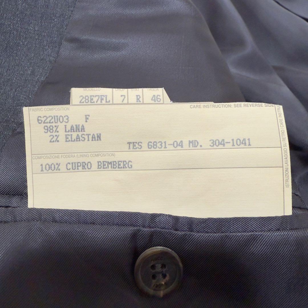 【美品】GUCCI グッチ グレースーツ ジャケット＆パンツ 28E7FL