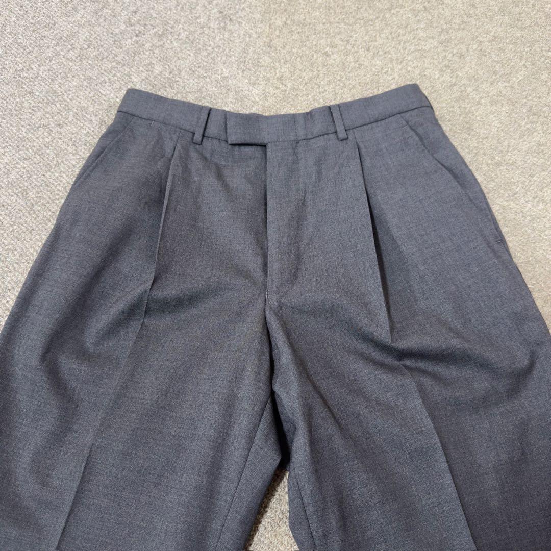 【美品】GUCCI グッチ グレースーツ ジャケット＆パンツ 28E7FL