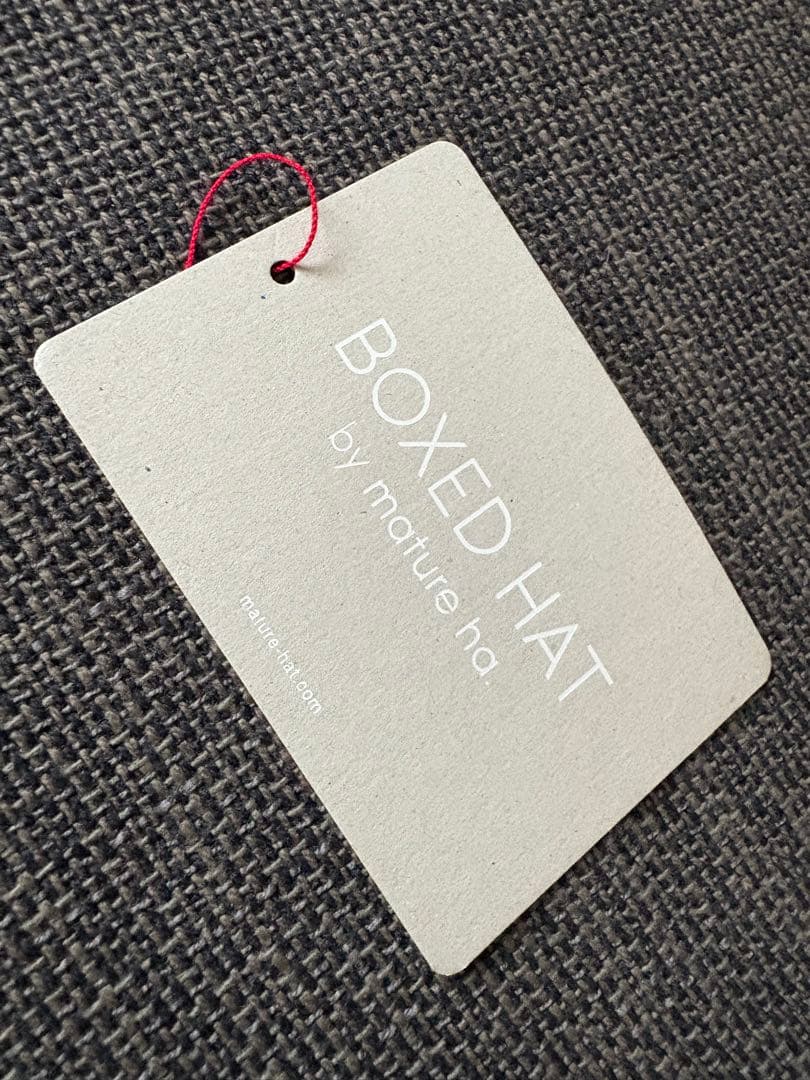 【beetle様】マチュアーハ BOXハット7cmブリム ガーデンリボン 日本製