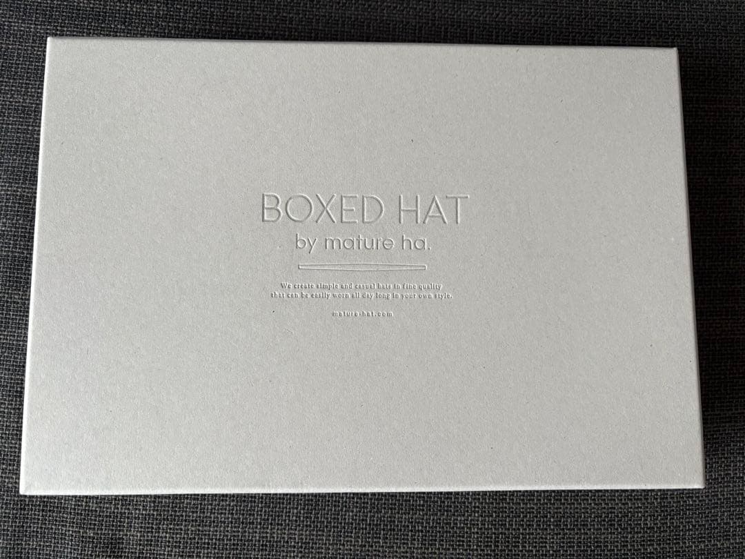 【beetle様】マチュアーハ BOXハット7cmブリム ガーデンリボン 日本製