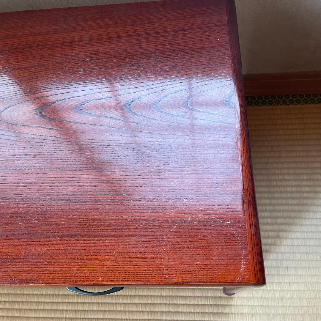 文机　ローテーブル　アンティーク　古家具