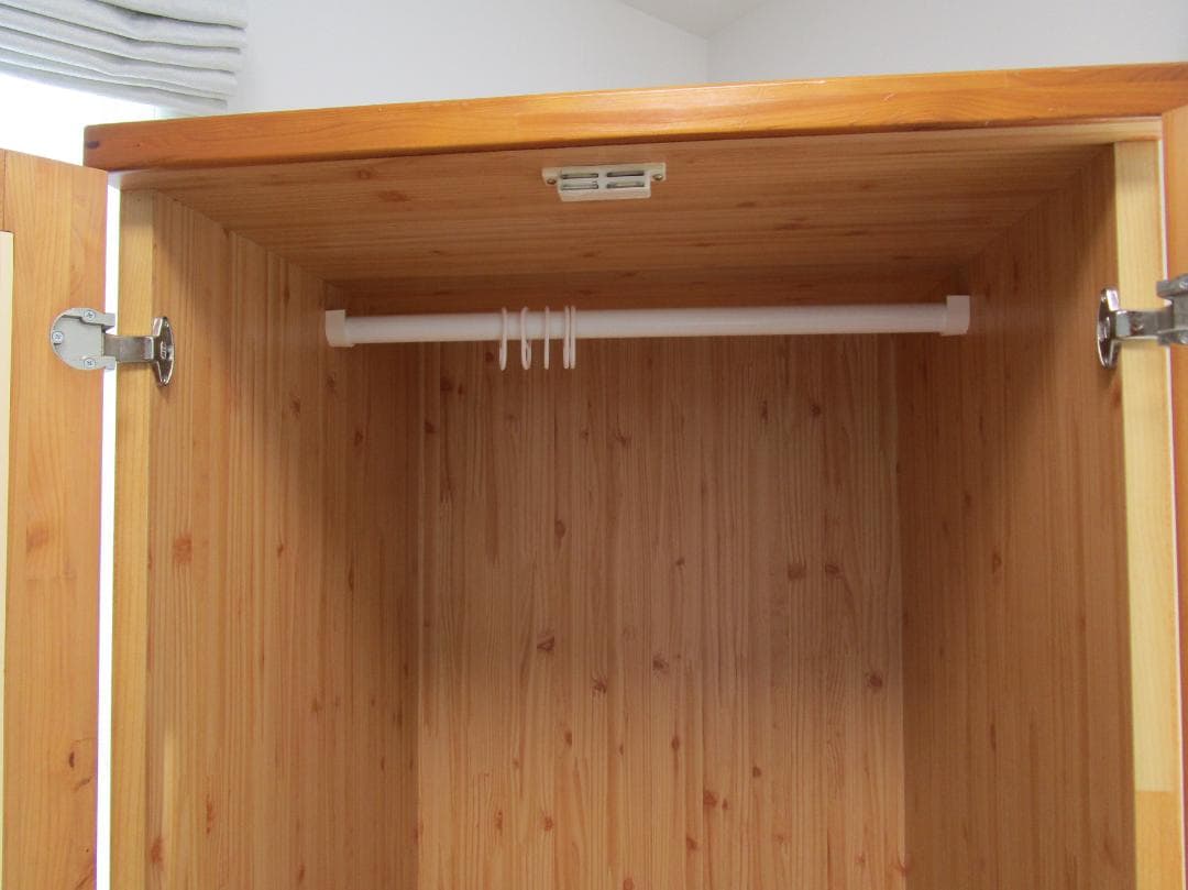 ロッカータンス　クローゼット　洋服タンス　カントリー　木目　レトロ　小型