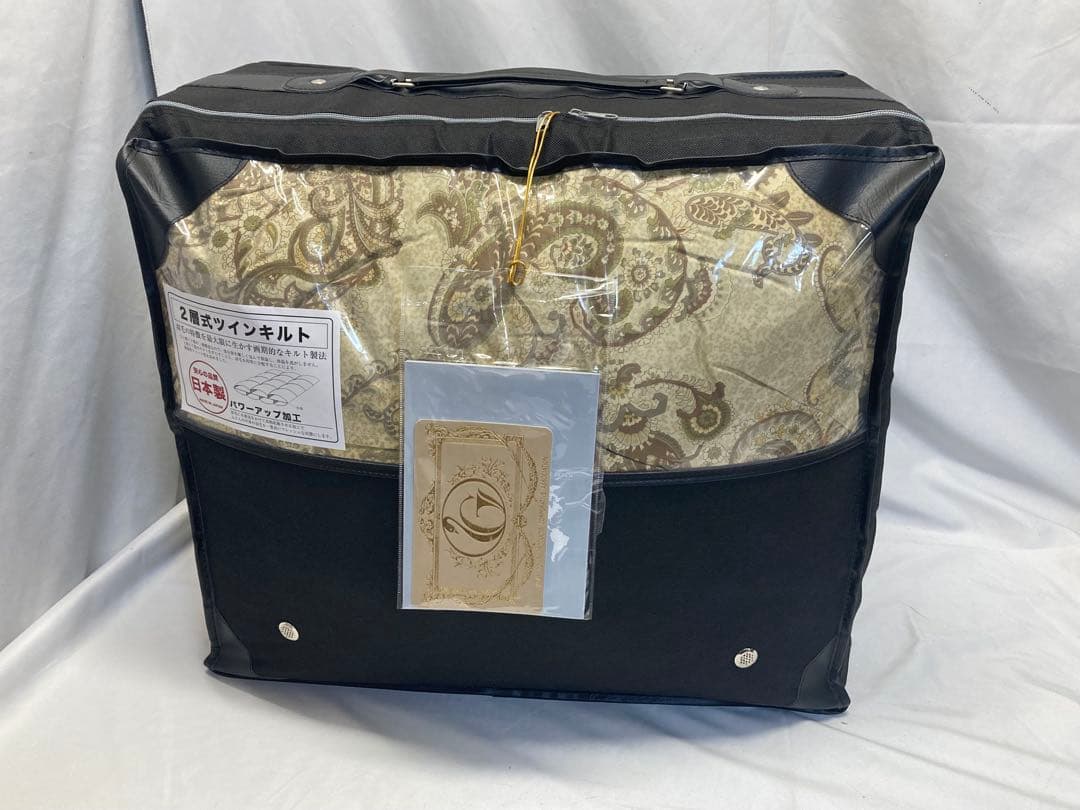 新品　伊藤清商店　高級羽毛布団　ダブルロング　シルバーグース　2層式ツインキルト