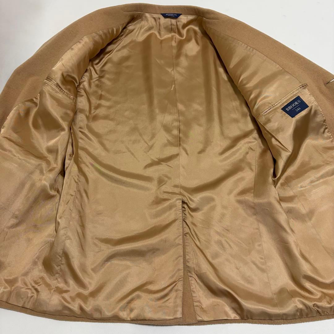 ブルックスブラザーズ　テーラードジャケット　最高級　キャメル100% XXXL