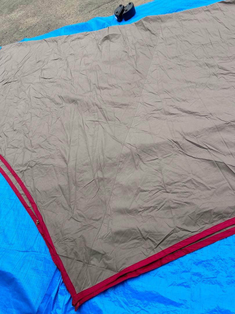 【美品】テンマクデザイン 焚き火タープコットンヘキサL