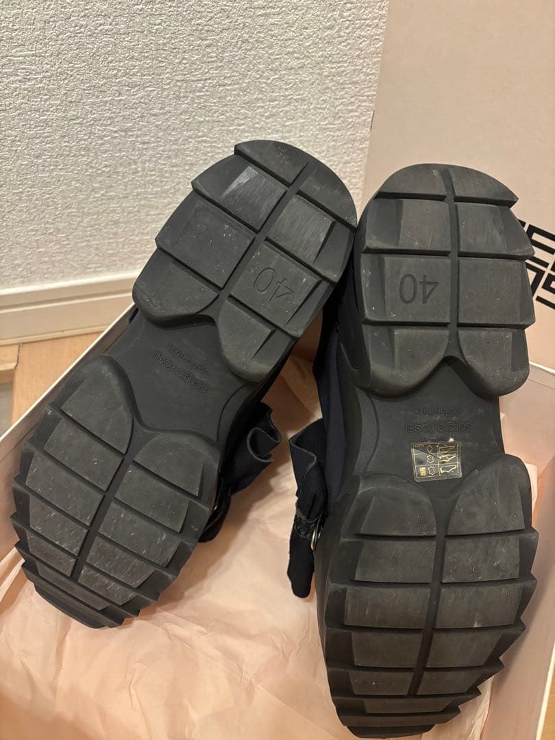 Sergio Rossi フリル　スニーカー　巾着袋付き