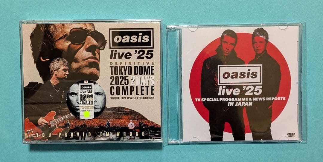 洋楽 OASIS / Definitive Tokyo Dome 2025 2days