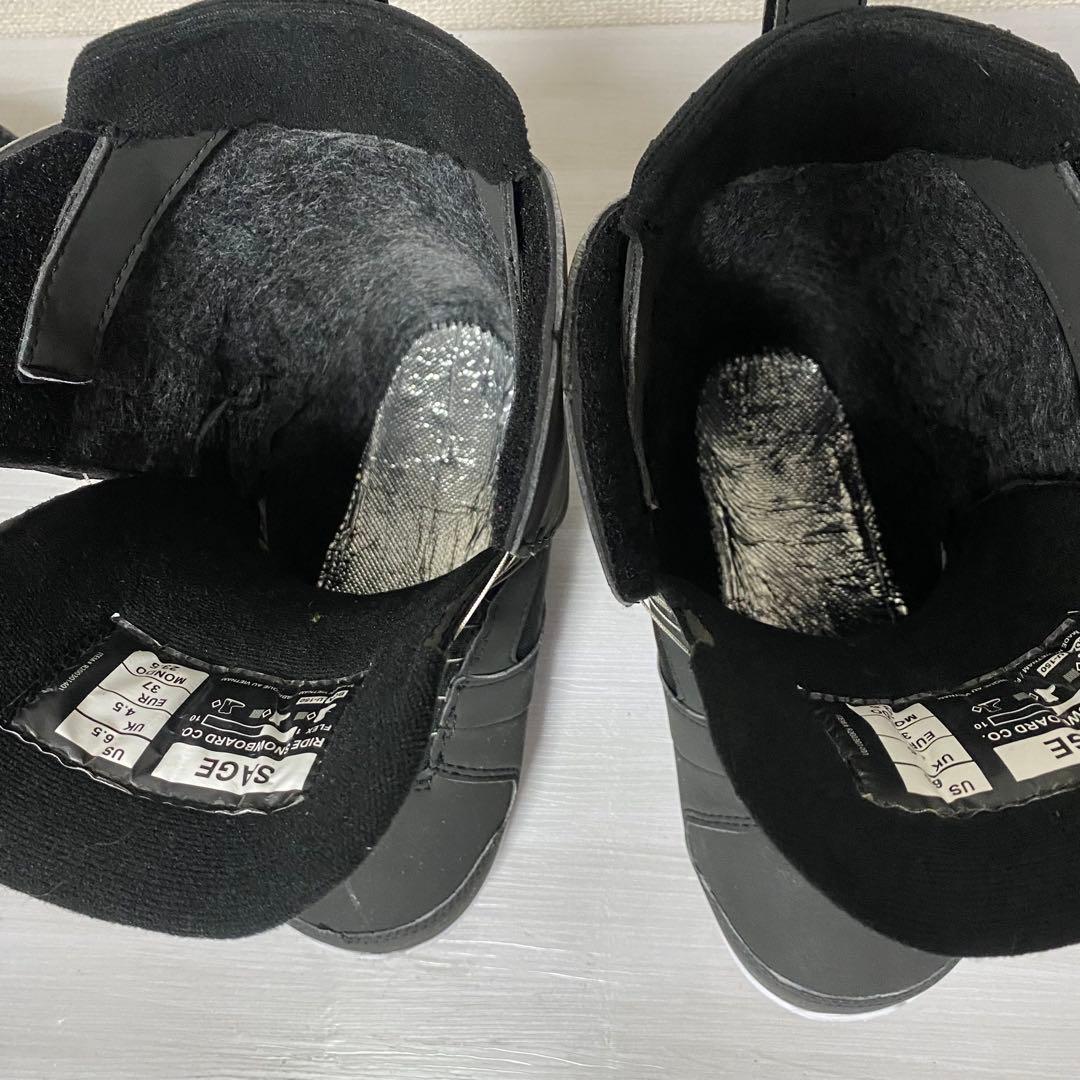 【極美品】RIDE SAGE 23.5cm スノーボードブーツ　ブラック