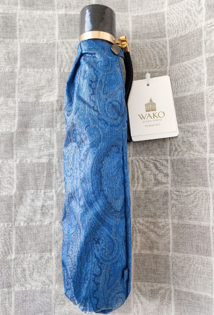 WAKO 折りたたみ傘 ブルー