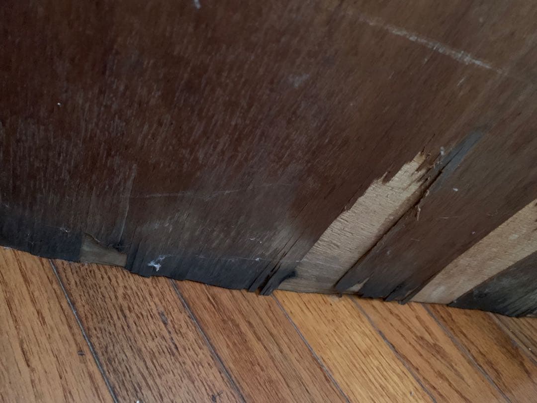 古道具ガラス戸棚　アンティーク棚