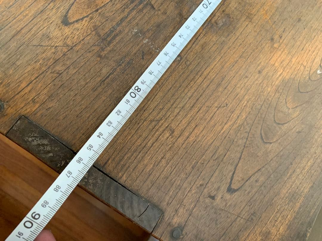 古道具ガラス戸棚　アンティーク棚