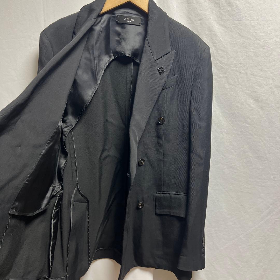 AMIRI アミリ　ダブルジャケット　ブラック　ITALY イタリア製