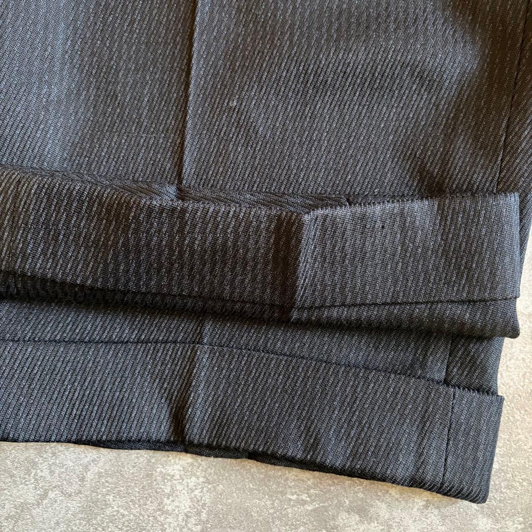 50s スラックス ブラック W40 ウール USA製 絣 Talon 極太