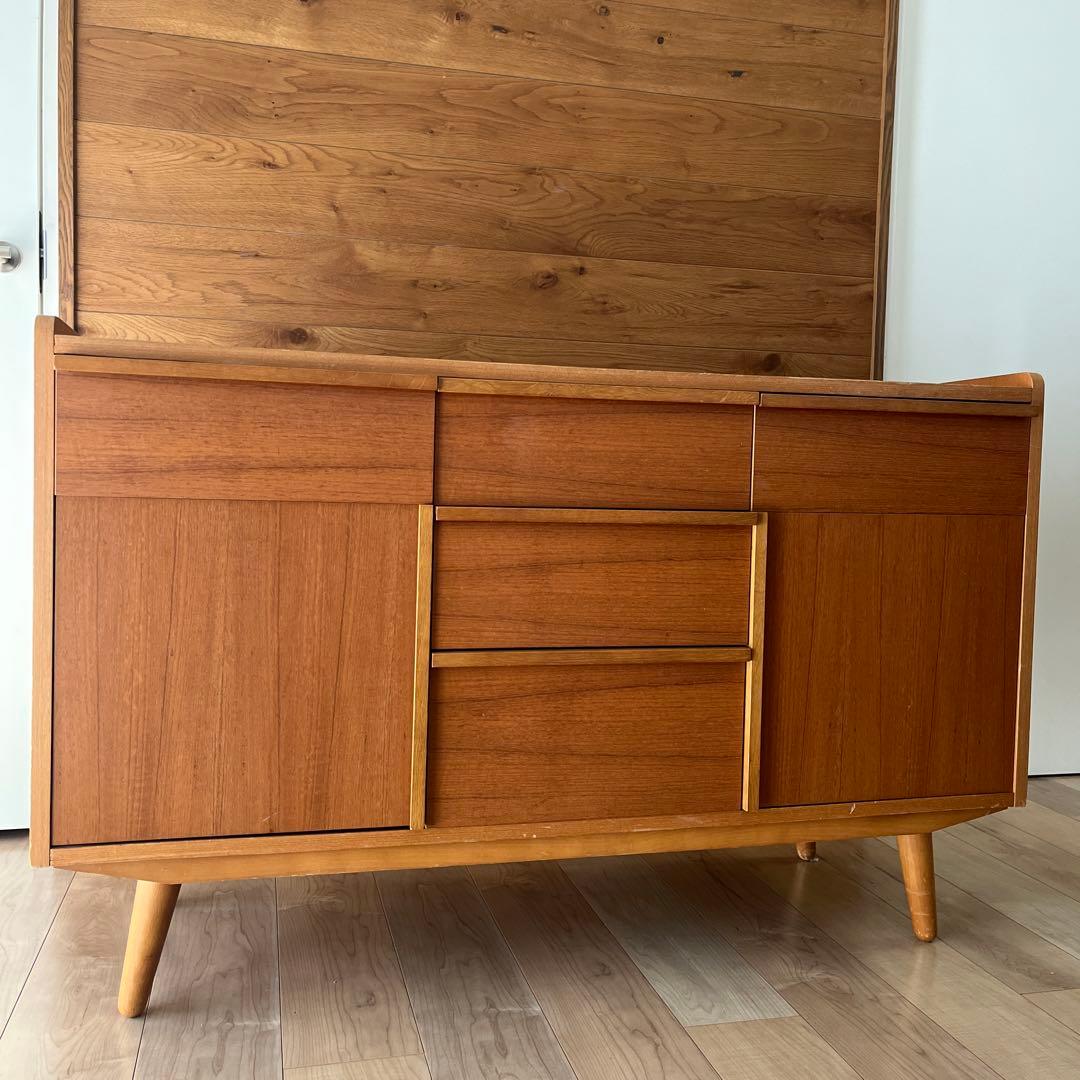 unico ALBERO ミッドセンチュリー風キャビネット