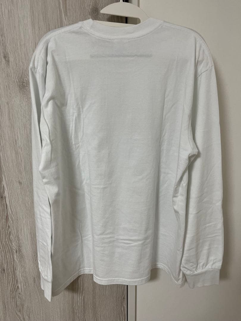Supreme Box Logo L/S Tee ホワイト L