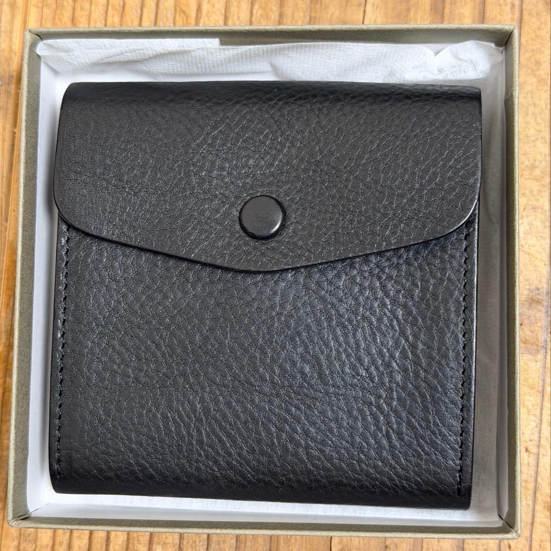 sinleathersシンレザーズ ミドルウォレット ブラック