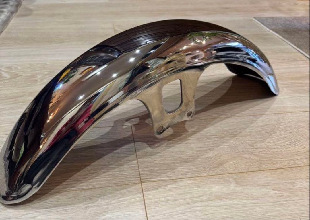 鉄フロントフェンダー汎用 ゼファー400 750 ゼファー z2仕様 Z2メッキ