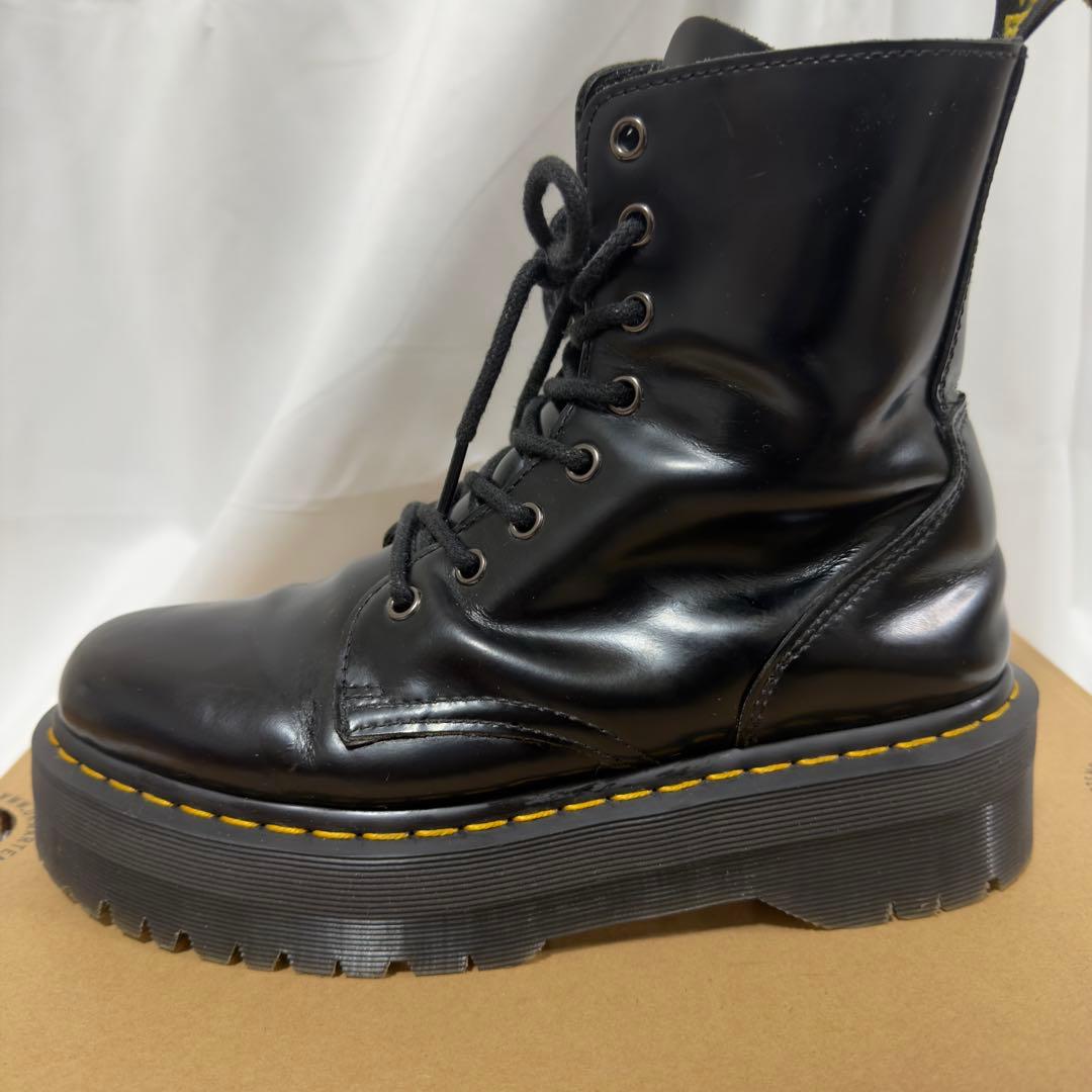 【美品】ドクターマーチン JADON 8ホールブーツ 厚底 サイドジップ UK7