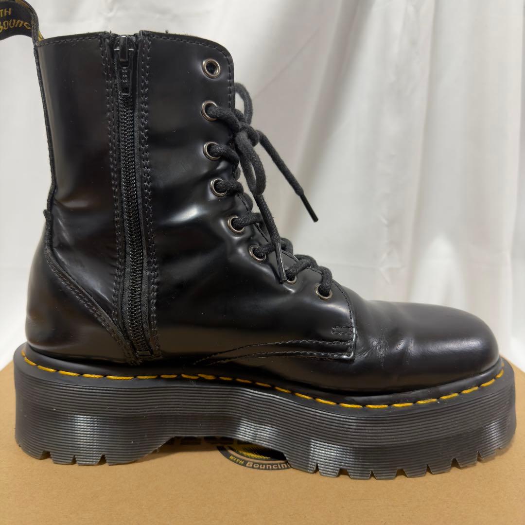 【美品】ドクターマーチン JADON 8ホールブーツ 厚底 サイドジップ UK7