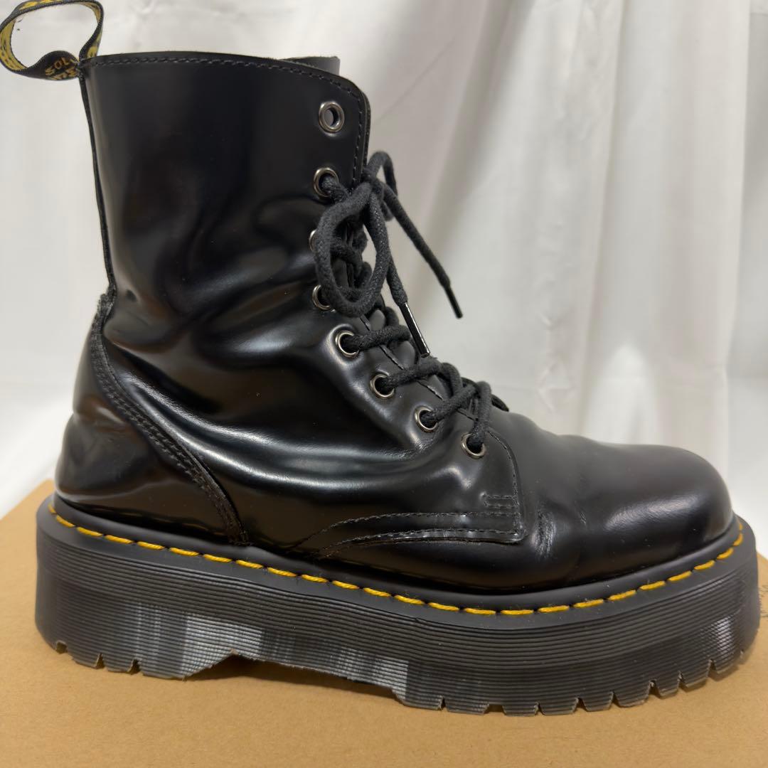 【美品】ドクターマーチン JADON 8ホールブーツ 厚底 サイドジップ UK7