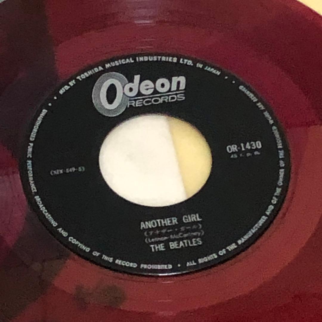 ビートルズ 美盤 ● ザ ナイト ビフォア 赤盤 (OR-1430)