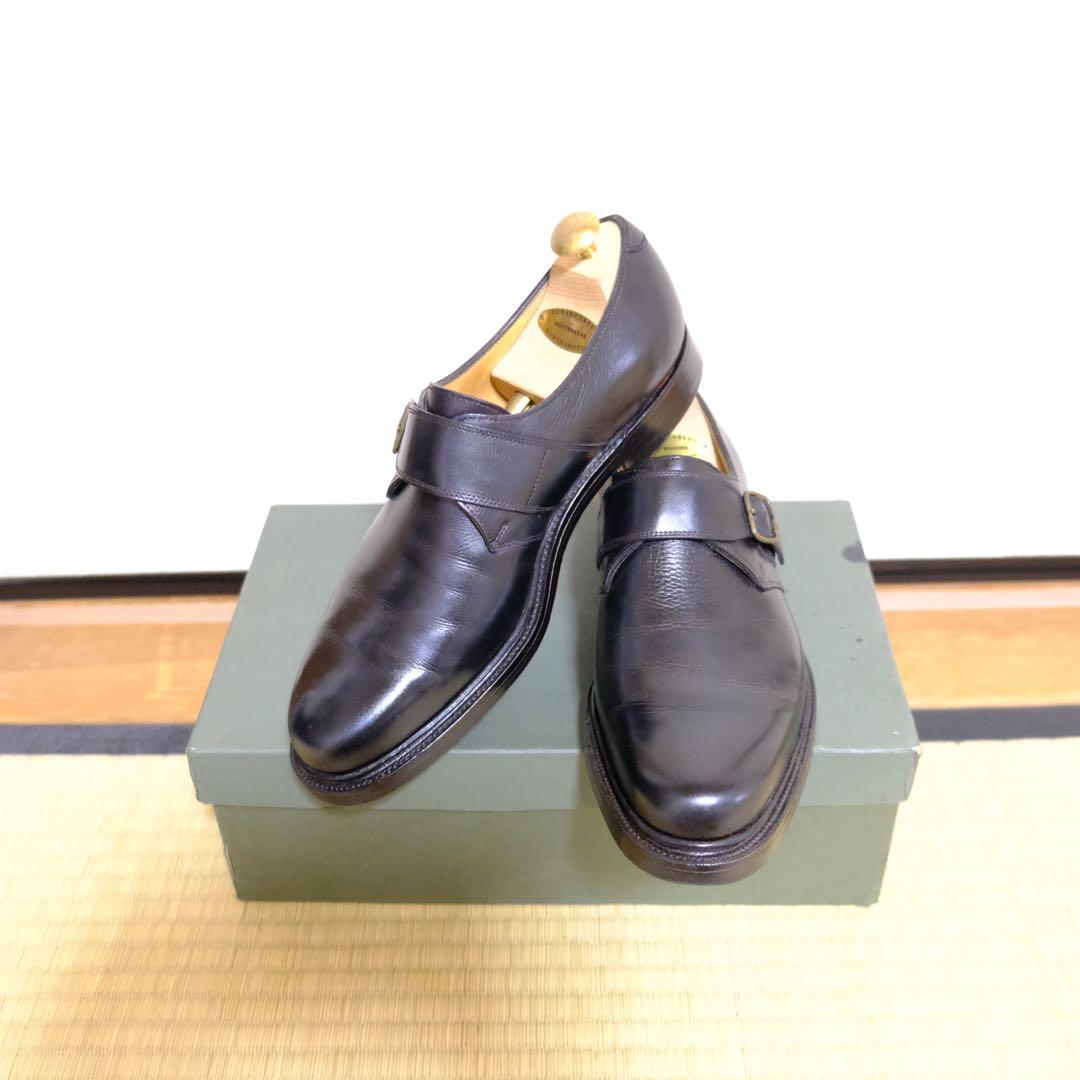 エドワードグリーン 旧ロゴ FALMOUTH モンクストラップ 4046.5D