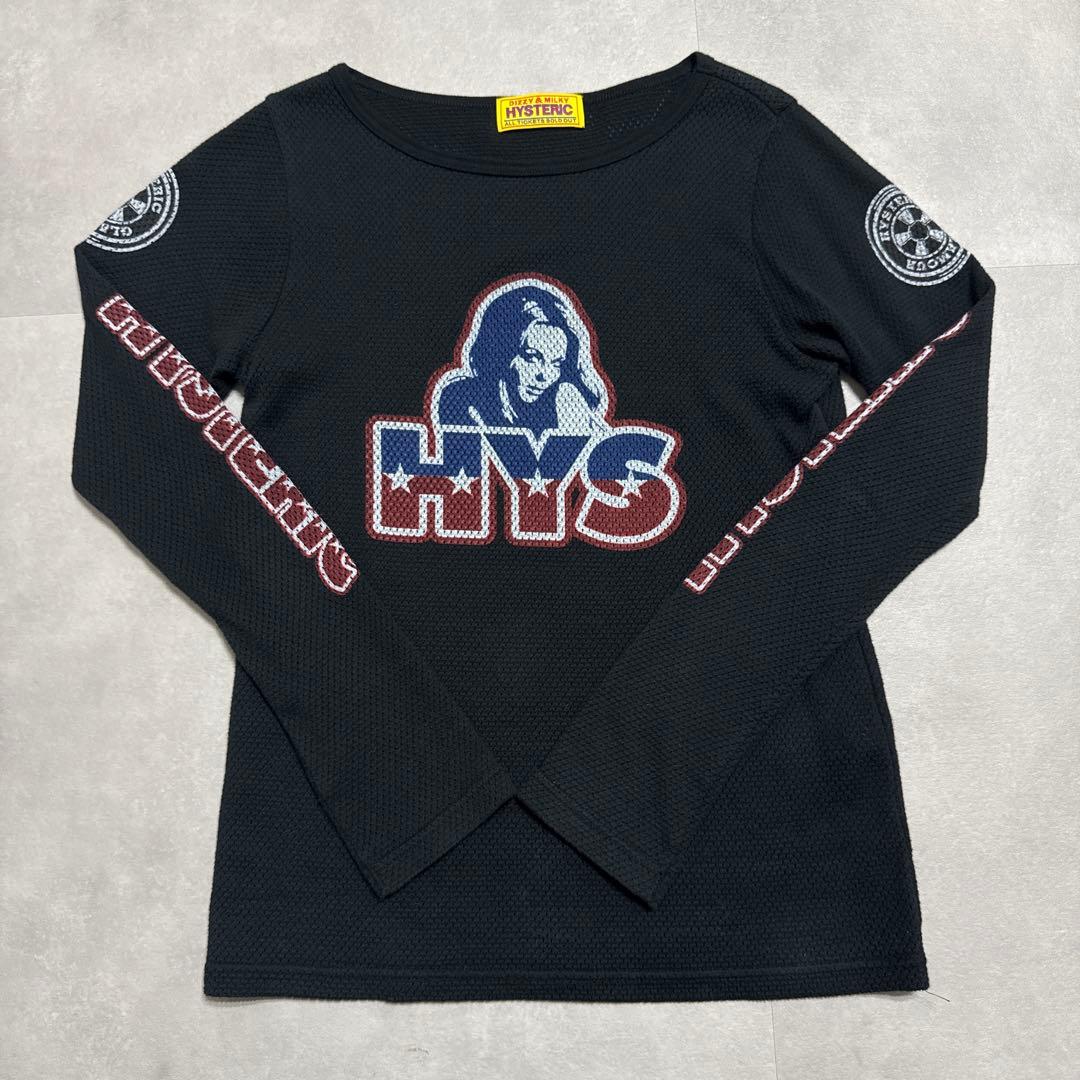 ヒステリックグラマー BURNING WHEEL Tシャツ ロンT