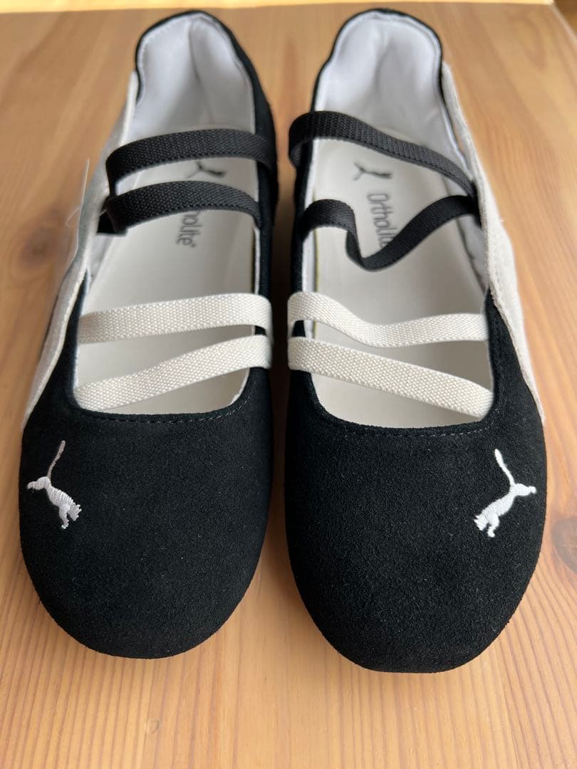 新品タグ付き　PUMA スピードキャット バレエ スエード　ブラック