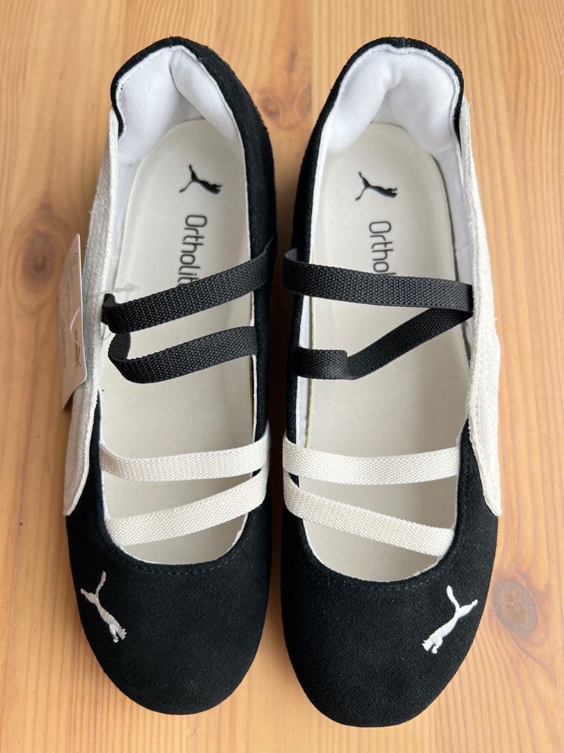 新品タグ付き　PUMA スピードキャット バレエ スエード　ブラック