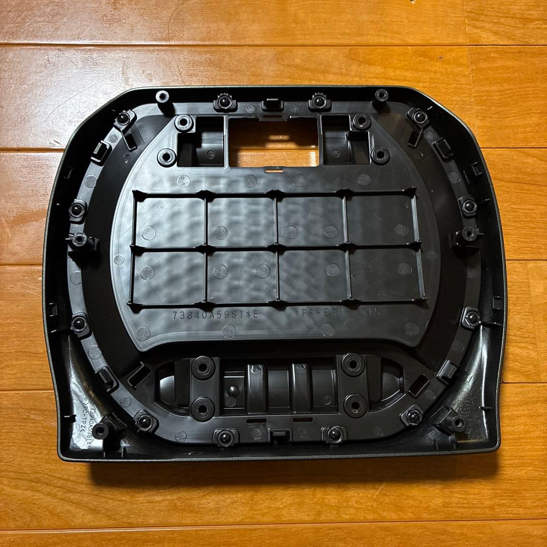 ハスラー　インパネガーニッシュ 【マットカーキ】 3点セット