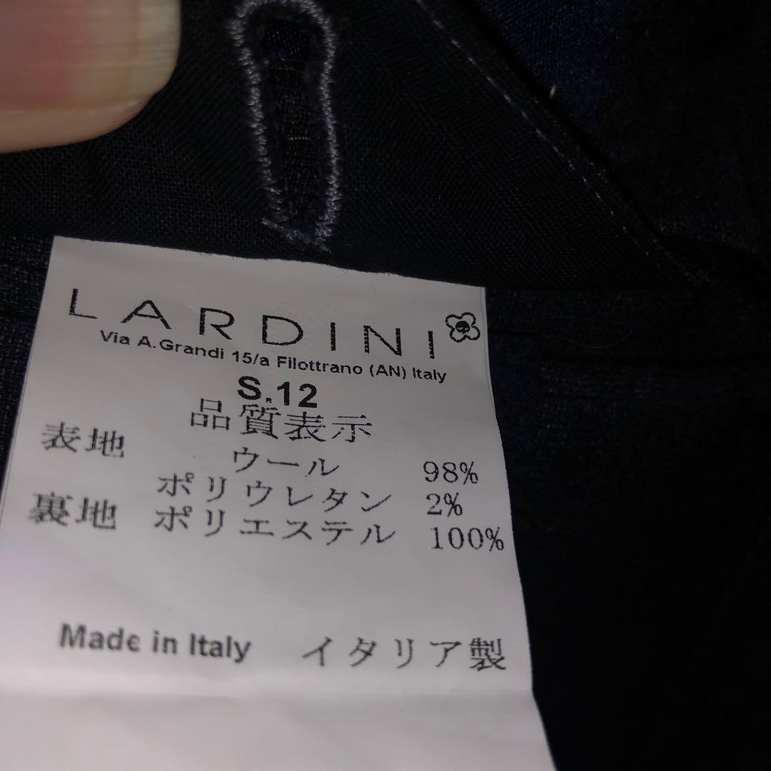 LARDINI グレーモヘアスーツ 42