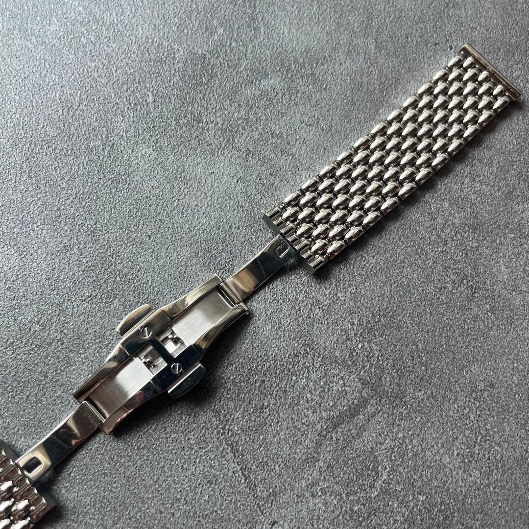 ライスブレス 無垢20mm バタフライバックル 腕時計ブレスレット