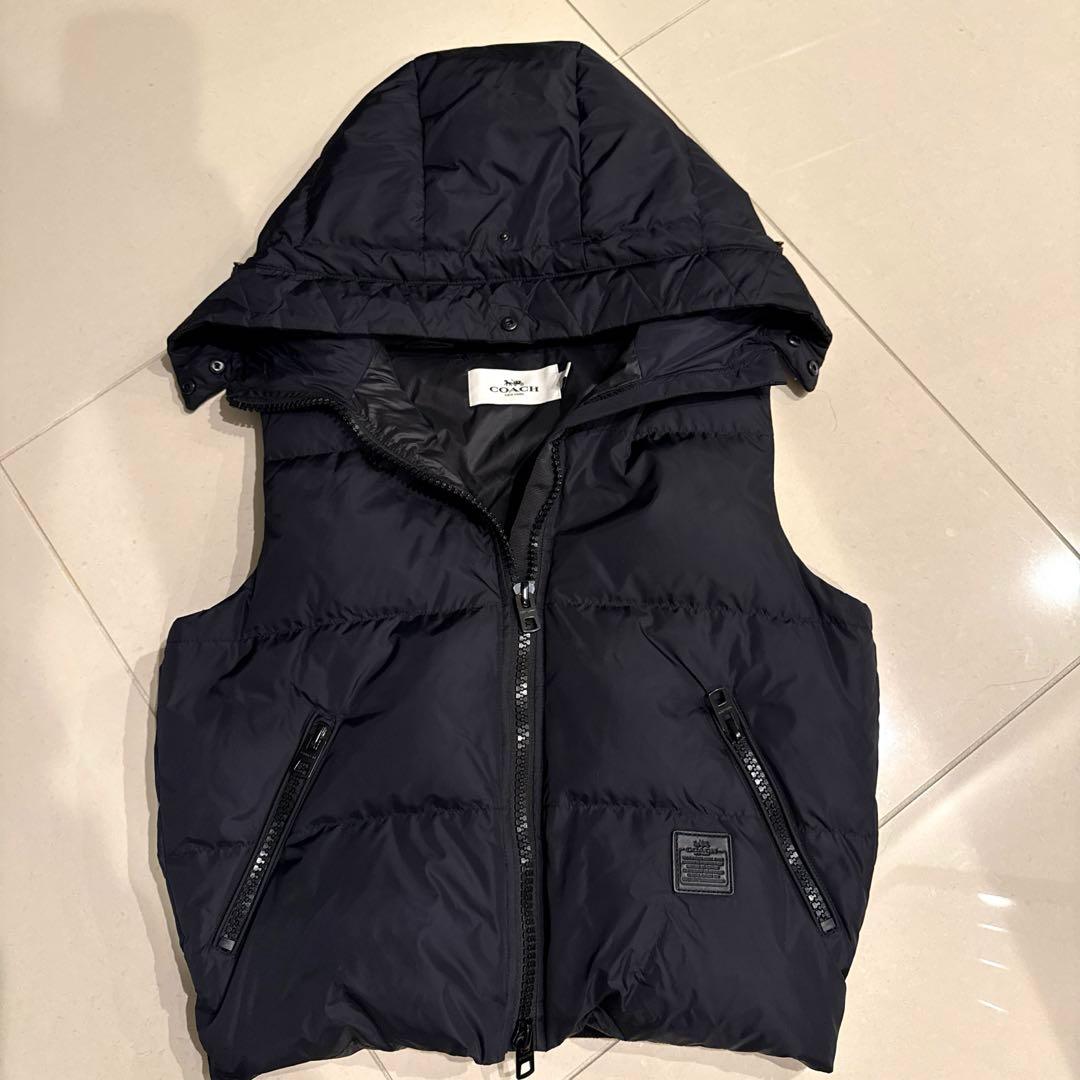 COACH ダウンベスト　BLACK 美品
