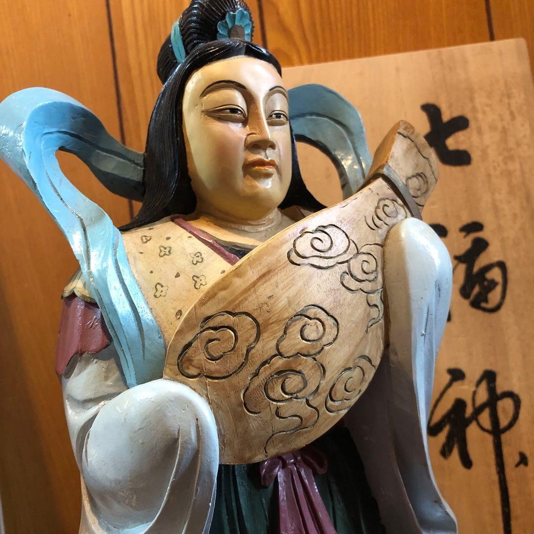 七福神弁財天置物瑞穂再々値下げ50000→23000→19000