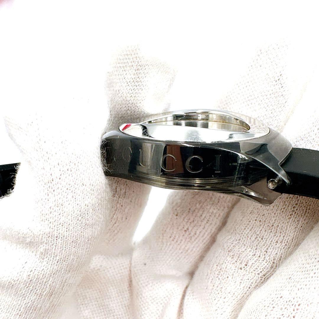 【新品電池&ベルト】GUCCI シンク 137.3 レディース 時計 デイト