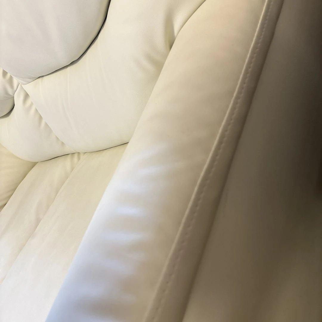 ニトリ　Nシールド　2人用ソファ　アイボリー　合皮