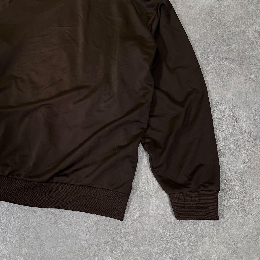 adidas トレフォイル　トラックジャケット　ブラウン　M ベッケンバウアー