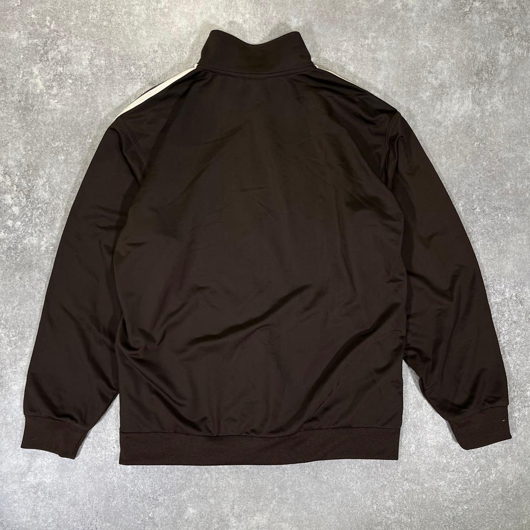 adidas トレフォイル　トラックジャケット　ブラウン　M ベッケンバウアー
