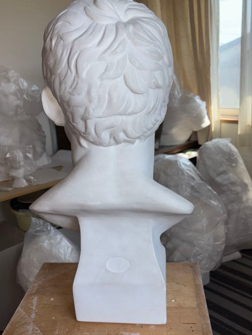 石膏像 アグリッパ　デッサン インテリア 彫刻