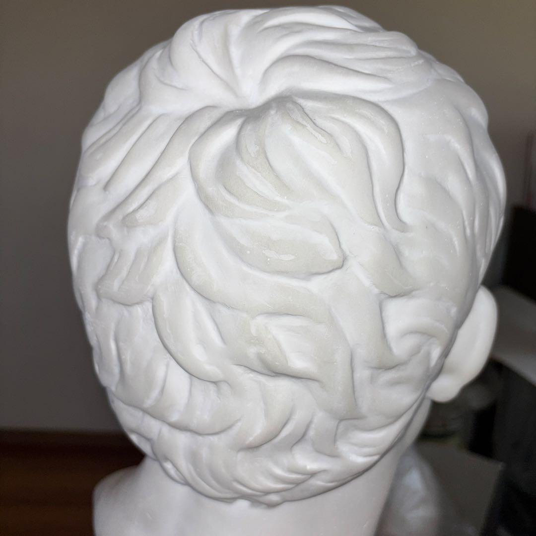 石膏像 アグリッパ　デッサン インテリア 彫刻