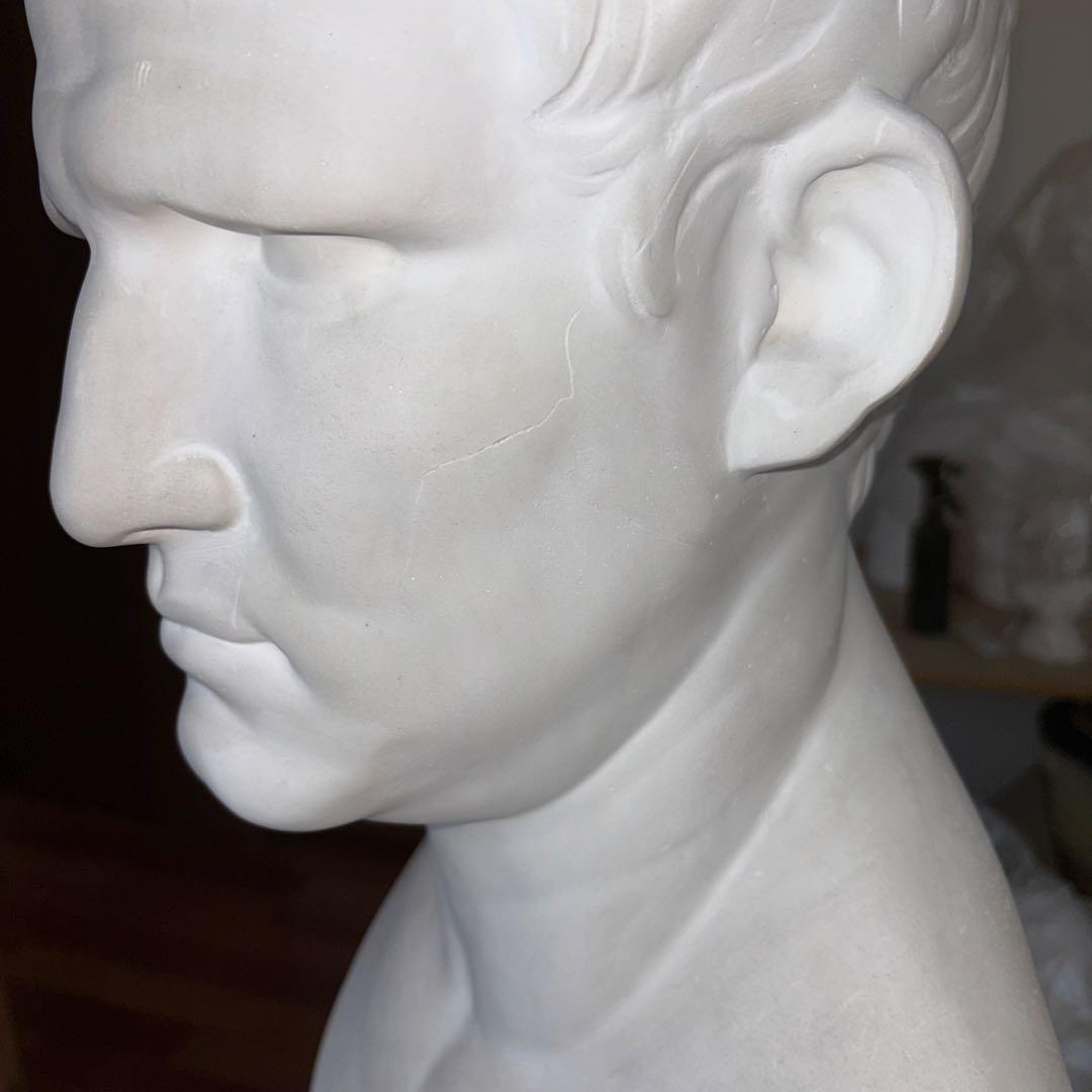 石膏像 アグリッパ　デッサン インテリア 彫刻