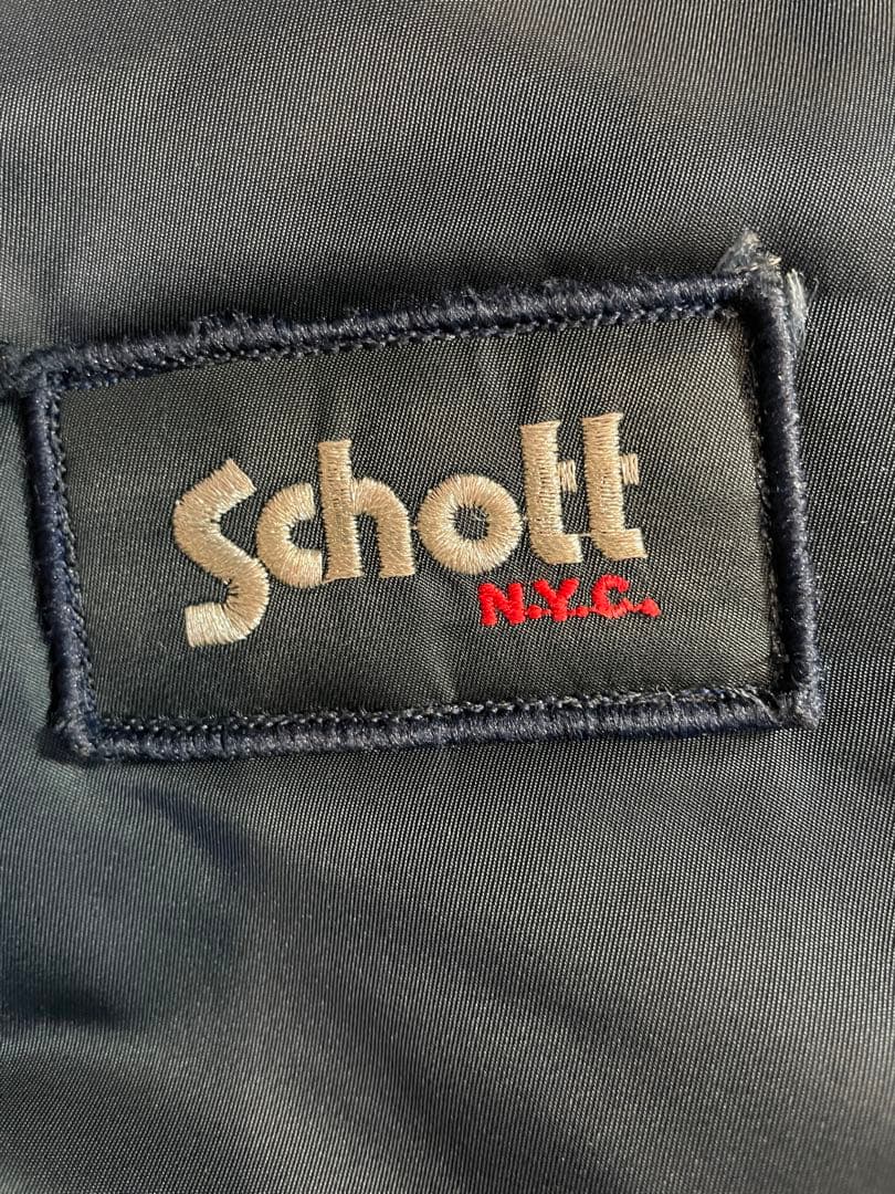 D*0様 Schott ショット CWU-R フライトジャケット 古着 ネイビー