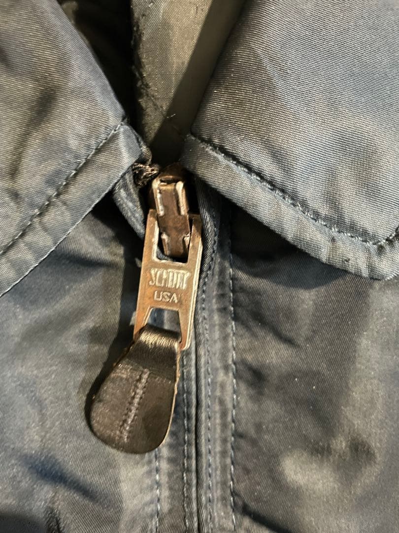 D*0様 Schott ショット CWU-R フライトジャケット 古着 ネイビー