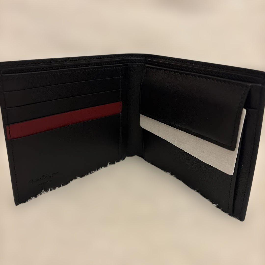 フェラガモ メンズ 二つ折り財布 小銭入れ 新品未使用タグ付き